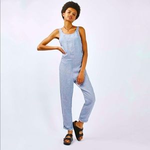 Topshop Moto 100% Linen Jumpsuit